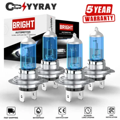 Kit de faros bombillas de haz alto y bajo para BMW 323i 328i 335i 340i xDrive 6000K 4 un. Foto 1 de 4