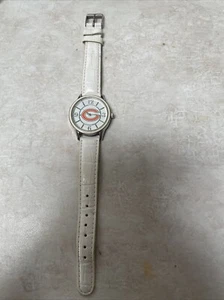 vintage Cincinnati Reds Baseball Game Time Watch Needs Battery Japan Stainless - Picture 1 of 8