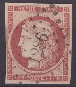 TIMBRE FRANCE CERES N 6 OBLITERATION PC REF 859 - Foto 1 di 3