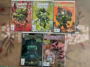 DC Comics SWAMP THING comic book lot 1 2 3 4 5  The New 52! bagged/boarded new - Picture 1 of 4