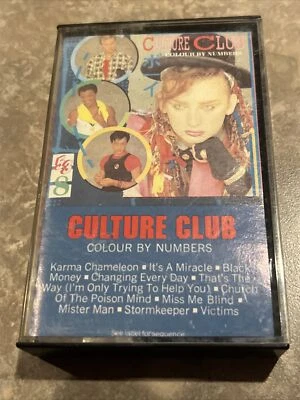 Culture Club Colour By Numbers Cassette Tape with Karma Chameleon ***TESTED*** - Image 1 of 4