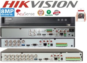 HIKVISION 4 8 16 CHANNEL DVR 4K 8MP IP 8MP P2P HDMI VGA DS-7200HUHI-M1 SERIES - Picture 1 of 13