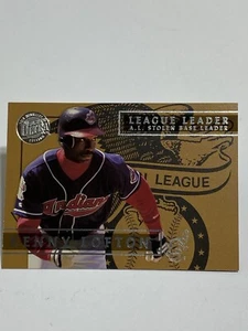 1995 Fleer Ultra #2 KENNY LOFTON League Leaders Gold Medallion Indians - Picture 1 of 2