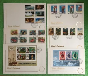 LOTE (6) ISLAS COOK 3 GRANDES Y 3 PEQUEÑOS FDC COMO NUEVO Y REGALO GRATIS CON PEDIDO! - Imagen 1 de 8