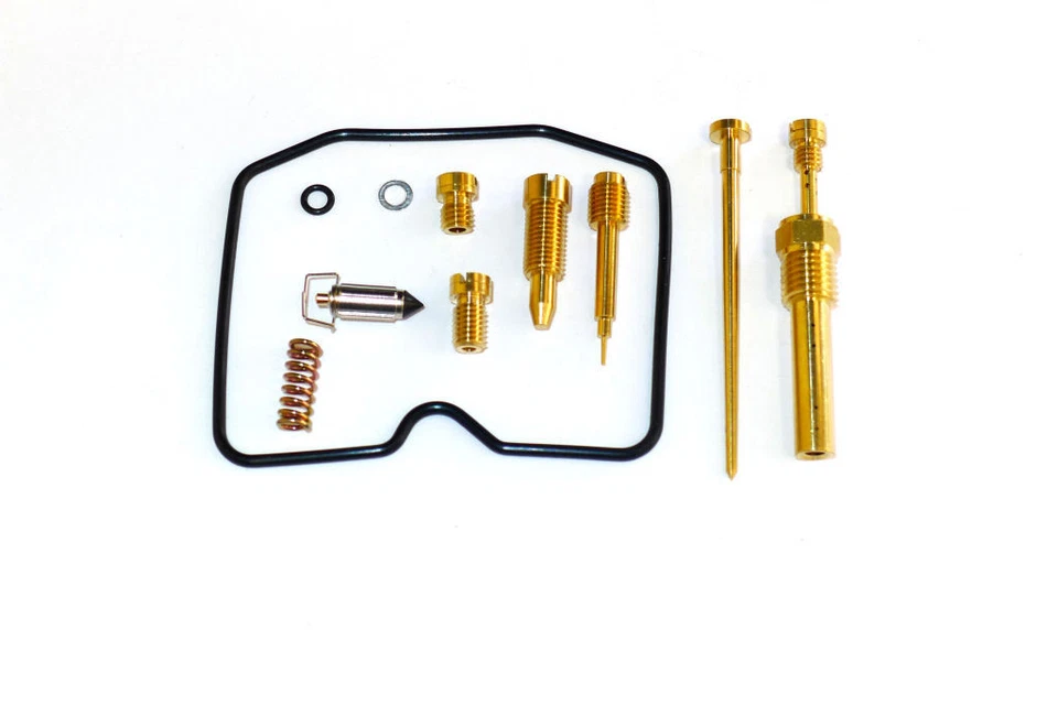 Carburetor Repair Rebuild Kit For Kawasaki KEF300 Lakota 1995-2003 Stock Carb - Image 1 of 1