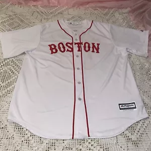Majestic Boston Red Sox Dustin Pedroia Jersey Mens Size XL - Picture 1 of 6