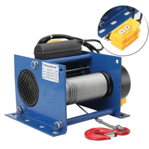 Electric Hoist 30m Wire Rope 200-400kg Crane Winch Wired Remote Control - Picture 1 of 11