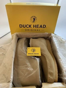 New Duck Head Nash Men’s Cow Suede Wallabee Shoe Sz 10W Sand Lace Up Desert Boho - Picture 1 of 7