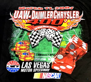 Camisa gráfica Nascar 2004 vintage Las Vegas UAW-Daimler Chrysler (talla grande) - Imagen 1 de 4