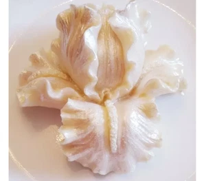 Flower Orchid Iris Silicone Mold Soap Resin Clay Craft DIY Fondant Chocolate - Picture 1 of 10