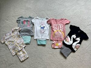 Carter’s Baby Girl Pajamas Lot of 4! 2T
