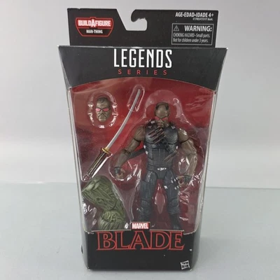 Figura de acción Marvel Legends Blade 6" Man-Thing BAF Hasbro 2017 NUEVO SELLADO Foto 1 de 4