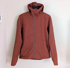 Men's Lululemon Fleece Back Soft Shell Jacket Coat Burnt Orange Terracotta XL - Picture 1 of 9