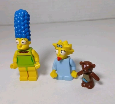 LEGO Simpsons Maggie Simpson & Marge Simpson Collectible Minifigure Series 71005 - Image 1 of 4
