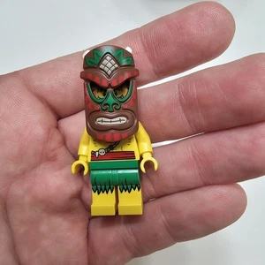 SCHÖN! Lego 71003 Serie 11 Insel Krieger Minifigur Tiki Maske-kein Speer col167 - Bild 1 von 6