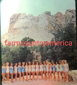 2 Color Photo Slides 50s-60s Era Miss America Bathing Suit BOB KOTALIK ESTATE - Picture 1 of 4