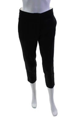 Pantalones de vestir IRO para mujer de algodón con gancho y ojo cónicos sin cordones negros talla 34 EUR Foto 1 de 4