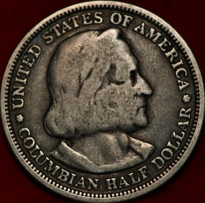 1892 Columbian Expo Silver Commemorative Half Dollar - Image 1 of 2