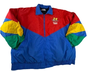Chaqueta De Colección Jeff Gordon Para Hombres L Multicolor NASCAR Racing Hendrick Años 90 De Gran Tamaño - Imagen 1 de 13