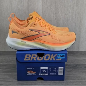 Brooks Glycerin 22 Größe 10 Herren Orange Nachtleben Weiß Laufschuhe - Bild 1 von 11