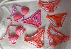 PRIMARK 'OCEAN CLUB' SUMMER BEACHWEAR MIX & MATCH 7 PIECE BIKINI BUNDLE SIZE 12 - Picture 1 of 10