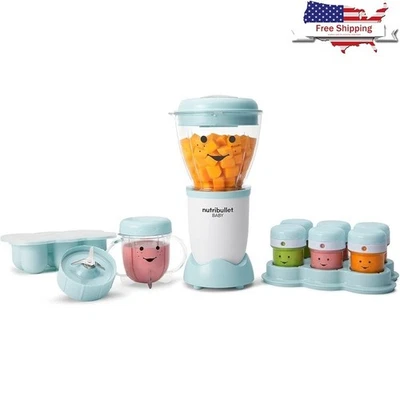 Portable Baby Food Maker Blender Set W/ Storage Containers & Recipe Book New - Image 1 of 4