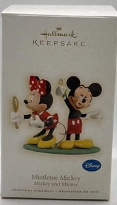 Hallmark Mickey & Minnie Ornament “Mistletoe Mickey” Disney 2009 - Picture 1 of 2
