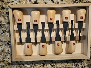 Flexcut Carving Tools Deluxe Palm Set 9 Piece Set FR405 New In Box! Made in USA - Picture 1 of 8