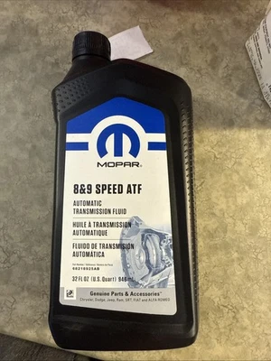 Mopar 8&9 Speed ATF fluid For 8/9 Speed Transmissions 68218925AB ZF - Image 1 of 2
