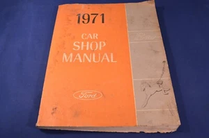 VTG 1971 Pinto Ford Car Shop Manual - Picture 1 of 3