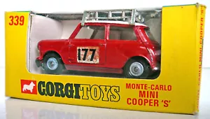Corgi Toys Monte-Carlo MINI COOPER "S" #339 - Picture 1 of 12