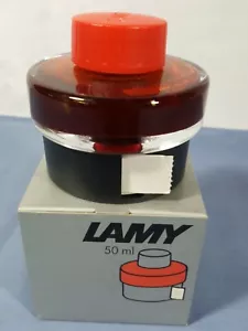 LAMY T 52 Red 50 ml Fountain Pen Ink Bottle - Picture 1 of 7