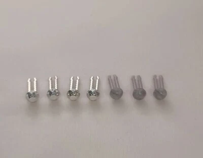 Lol Surprise OMG Queens Runway Diva Silver Tone Hair Pin Clips Set of Seven Foto 1 de 4