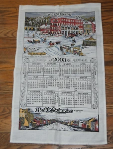 Calendario de pared de lino del bicentenario 2003 Golden Lamb Inn Lebanon Ohio - Imagen 1 de 4