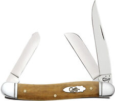 Case Knife 58185 Medium Stockman Smooth Antique Bone 6318 USA Made