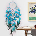 New Large Dream Catcher Macrame Wall Hanging Feather Leaf Woven Home Decoration