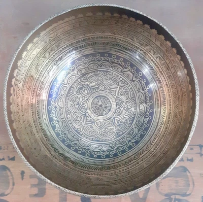 11 Inch Hand Made Singing Bowl-Tibetan Singing Bowl-Yoga Bowl-Sound Therapy Bowl - Image 1 of 4