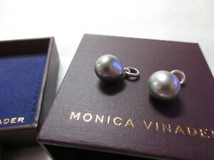 2 x monica vinader pearl pendants / drops /charms  please read description