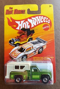 2012 Hot Wheels BACKWOODS BOMB Dark Green ZAMAC BASE The Hot Ones Series 1:64 HO - Picture 1 of 15