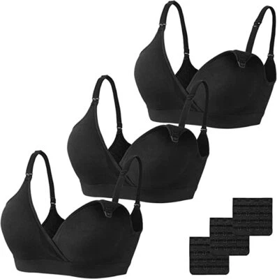 Vinfact Nursing Bra 3 Pack Seamless V Neck Maternity size( small) - Image 1 of 3