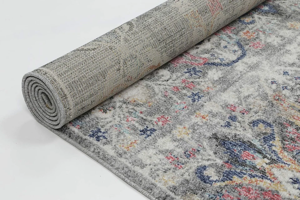 Reigate Colourful Ornate Oriental Transitional Rug 80x300cm **FREE DELIVERY** - Image 1 of 4