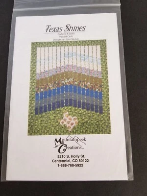 "Texas Shines" Pieced Quilt Pattern #203S Design by Kari Nichols  - Image 1 of 2