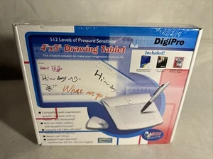 DigiPro Drawing Tablet 4" x 3" Handwriting Model WP4030 Pen Brand New Sealed - Picture 1 of 2