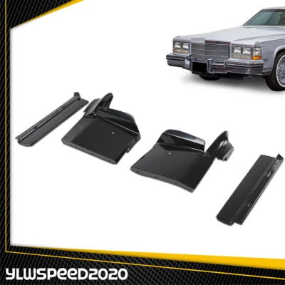 Juego de 4 rellenos de parachoques delantero negro aptos para Cadillac Eldorado 1979-1985 Foto 1 de 4