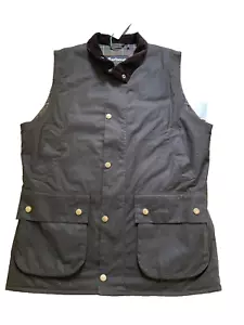 Barbour Vest Mens XL Brown Westmorland Waxed Jacket Hunting Outdoor Utility Vest - Picture 1 of 20
