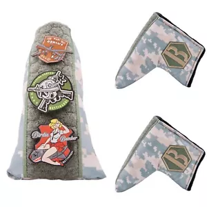 BETTINARDI VETERANS DAY DIGITAL VERDE CAMUFLAJE HOJA UPATCH PUTTER HEADCOVER - Imagen 1 de 6