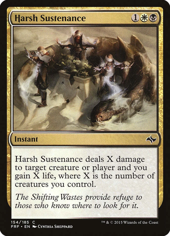 Harsh Sustenance [Fate Reforged] Magic MTG - Image 1 of 1