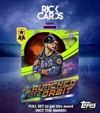 ⭐TOPPS BUNT DIGITAL COSMIC CHROME 22 S1 Yellow Launched Into SR SET (9 cards)⭐