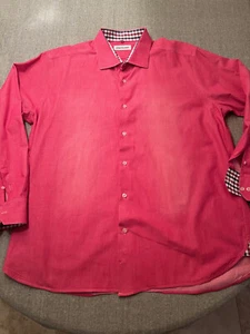 International Laundry Button-Down Shirt Men's Size XXL Red LS $155 - Picture 1 of 4