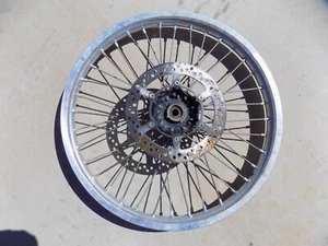 1984-1988 Suzuki RM125 RM250 Front Wheel Rim Hub Spokes Brake Rotor - Picture 1 of 6